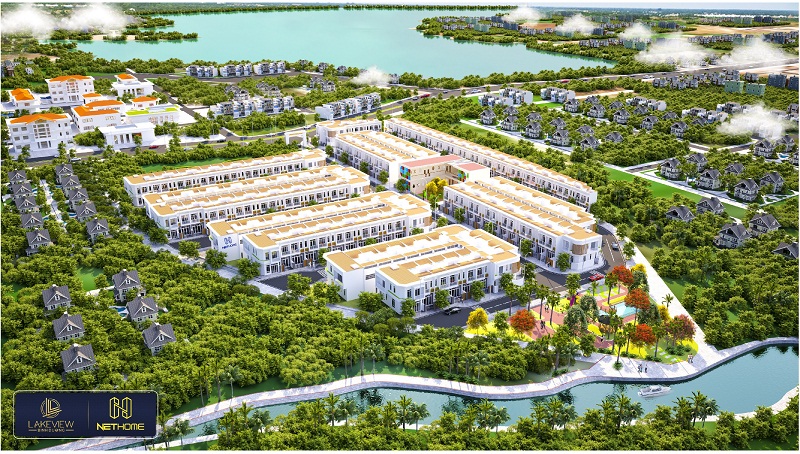 Phối cảnh dự án đất nền Lakeview Bình Dương